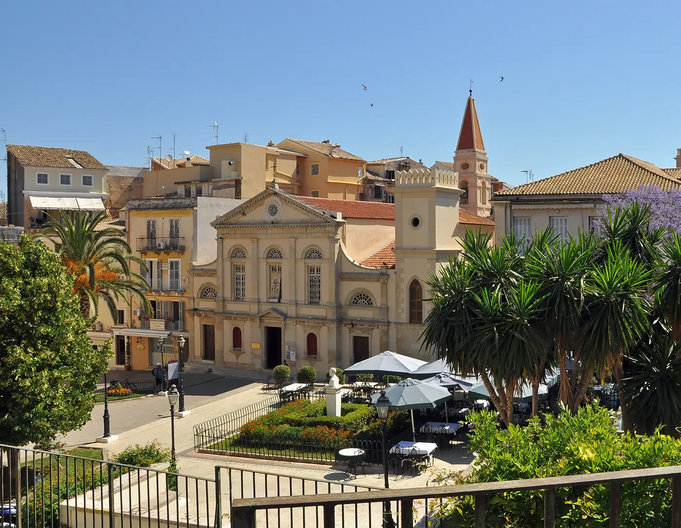 Corfu Catholic Cathedral R01 blueholiday corfu
