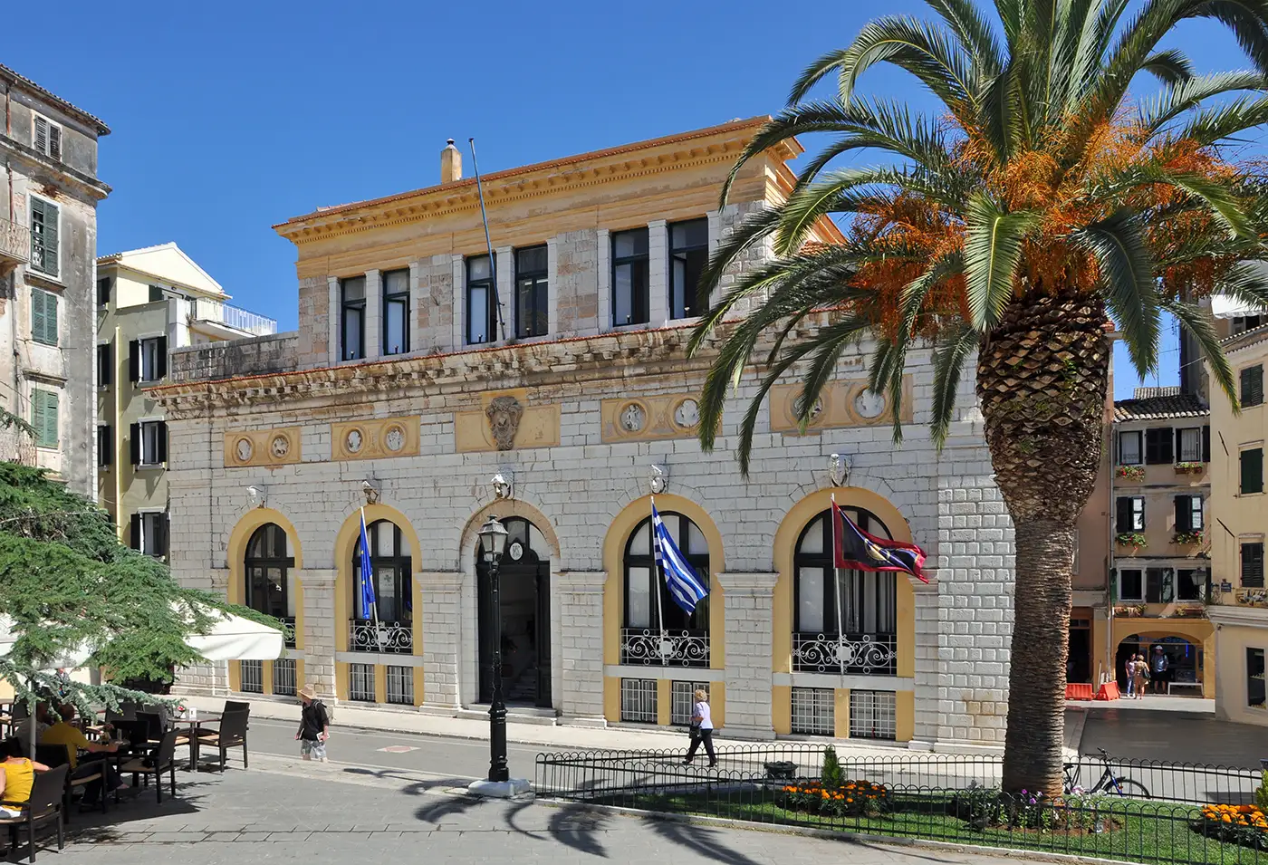 Corfu Town Hall R01 blueholiday corfu