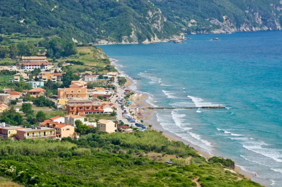 arillas beach corfu